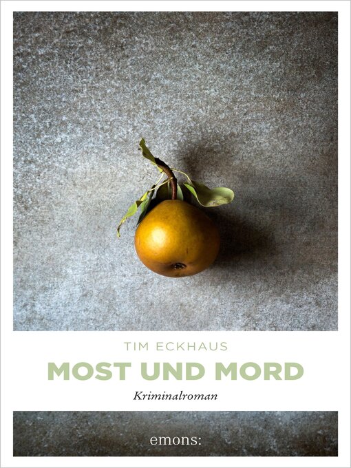 Title details for Most und Mord by Tim Eckhaus - Wait list